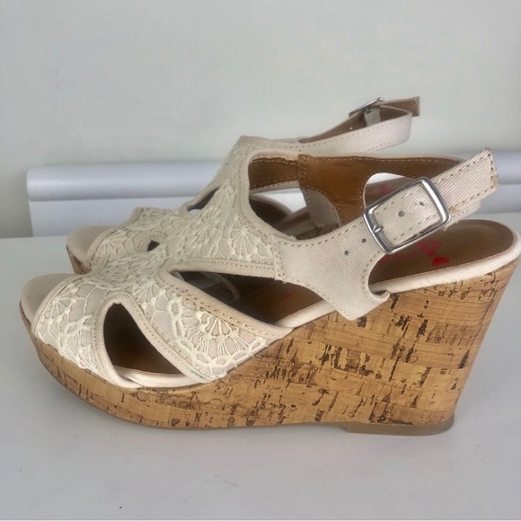 Beautiful EUC Women’s Jellypop Lisbon Wedge Sandals Size 10M - Picture 4 of 10